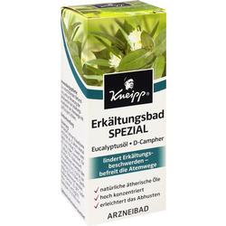 Verpackung von Kneipp Erkältungsbad mit Eukalyptusöl und D-Campher.
